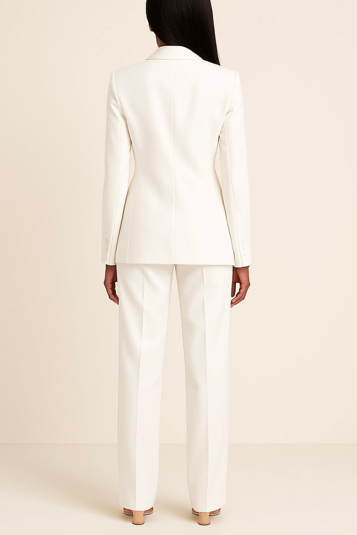 Simone | Women's Wide-Leg Formal Pantsuit Set