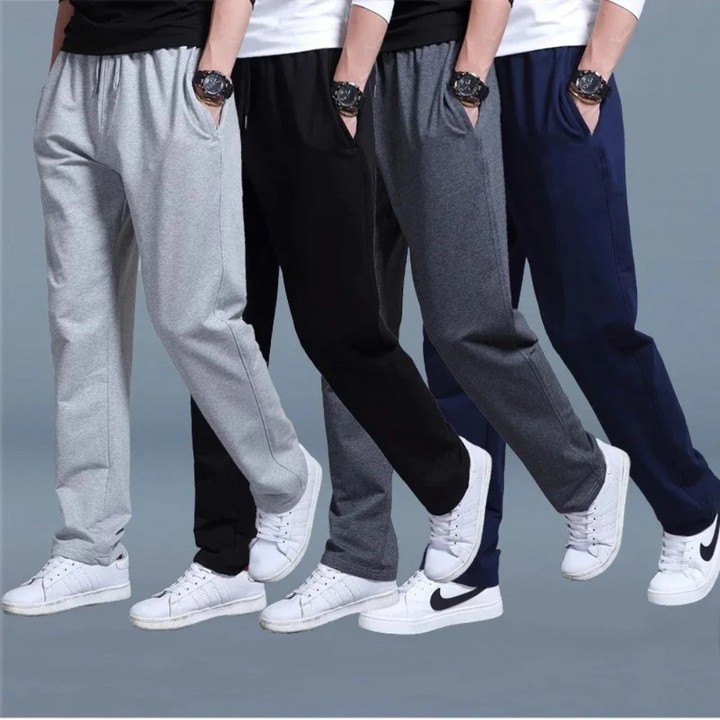 Thomas | Men's Comfortable Athletic Straight-Leg Trousers