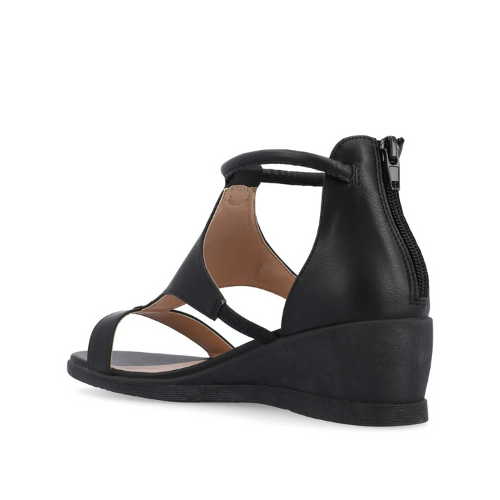 Petra | Women's Chic T-Strap Wedge Sandals