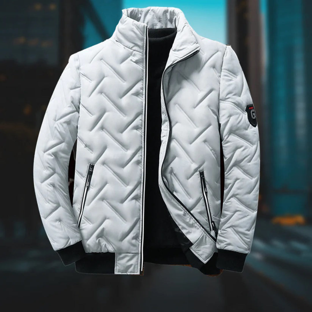 Zane | Men's Insulated Chevron Winter Puffer Jacket