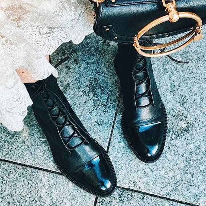 Piper | Women's Classic Lace-Up Leather Ankle Boots