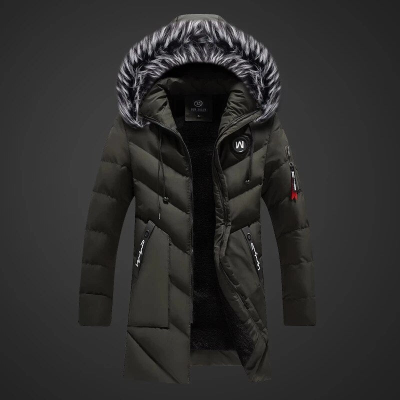 Archer | Men's Longline Padded Hooded Winter Parka