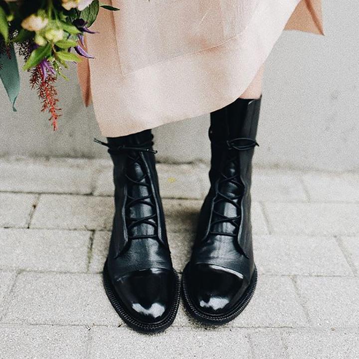 Piper | Women's Classic Lace-Up Leather Ankle Boots