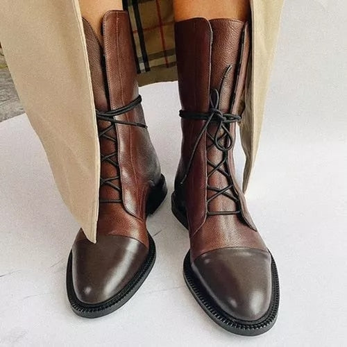 Piper | Women's Classic Lace-Up Leather Ankle Boots