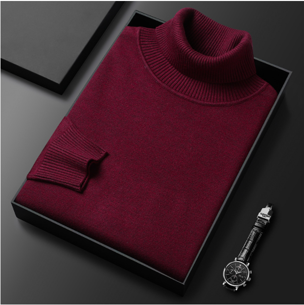 Eric | Men's Premium Turtleneck Pullover Sweater