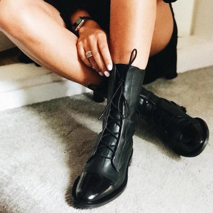 Piper | Women's Classic Lace-Up Leather Ankle Boots