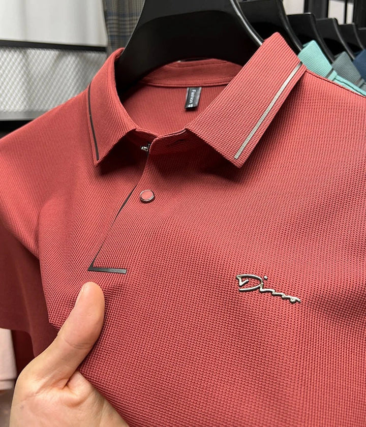 Owen | Men's Classic Piqué Knit Polo Shirt