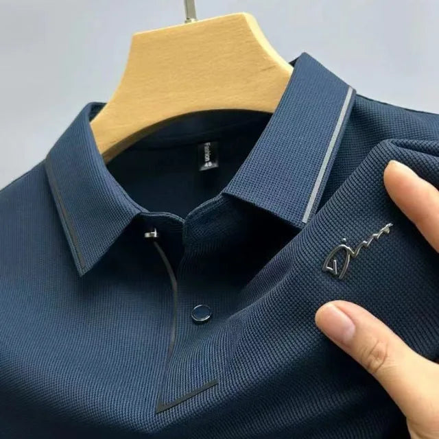 Owen | Men's Classic Piqué Knit Polo Shirt
