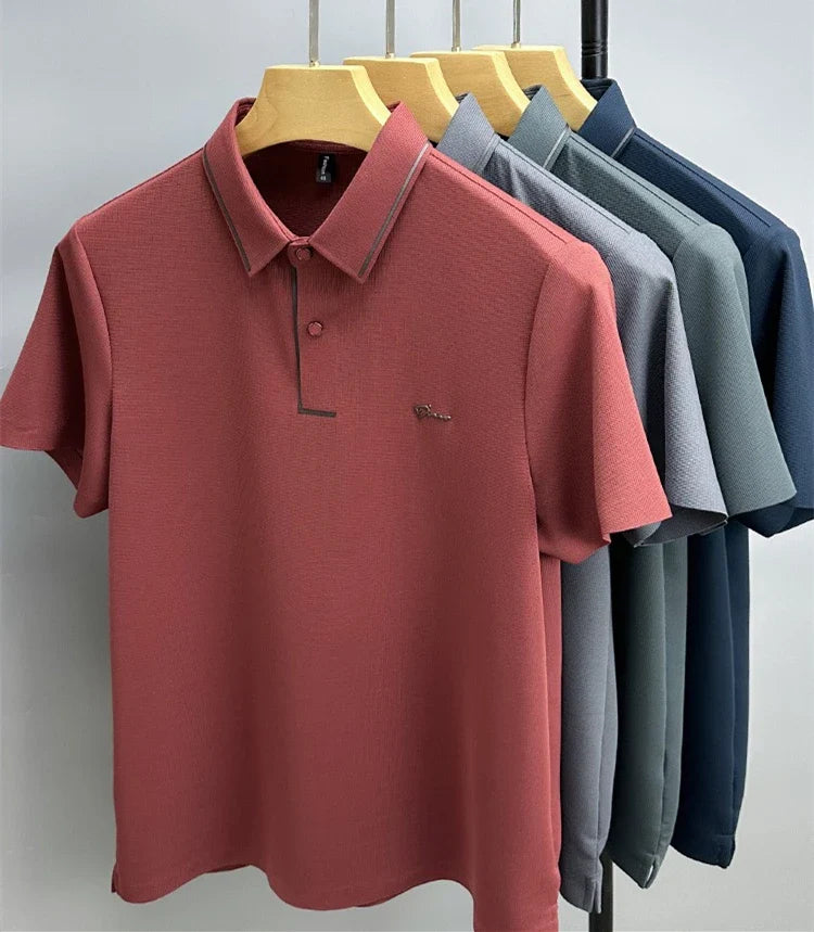 Owen | Men's Classic Piqué Knit Polo Shirt