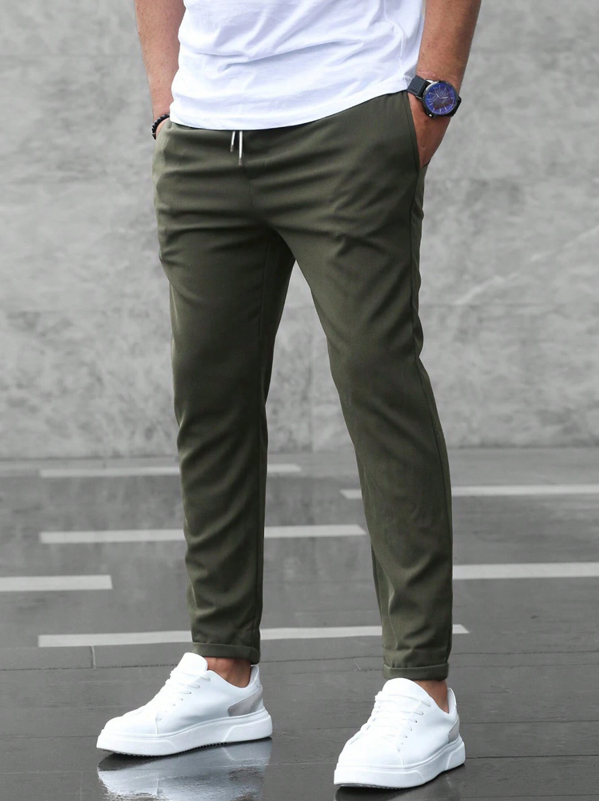 Arlo | Men's Casual Slim-Fit Trousers