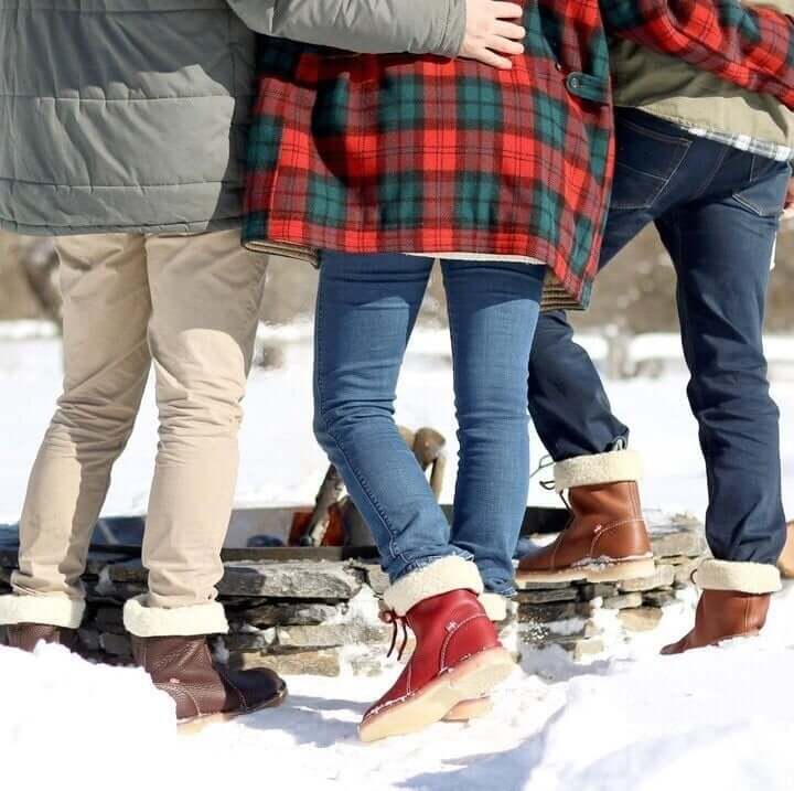 June | Women's Cozy Wool-Lined Leather Winter Boots