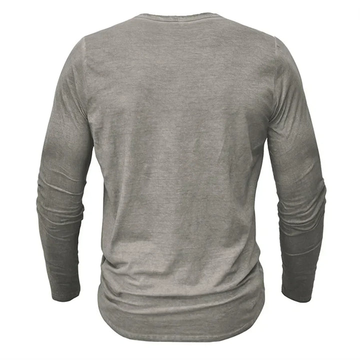 Cooper | Men's Casual Slim-Fit Cotton Henley Shirt