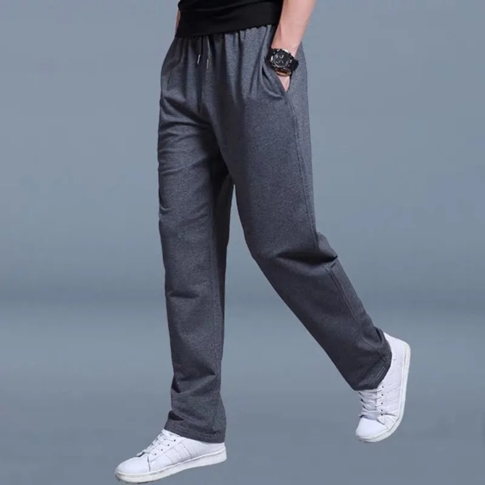 Thomas | Men's Comfortable Athletic Straight-Leg Trousers