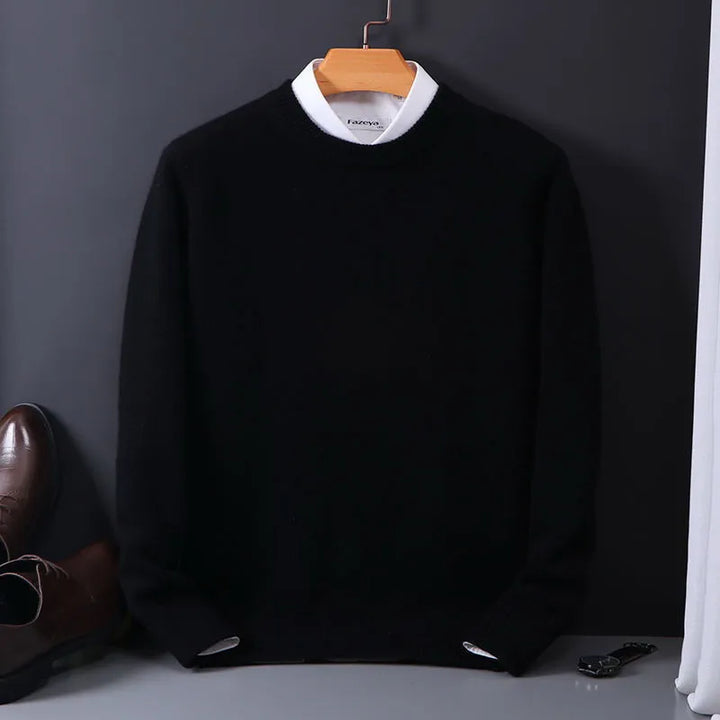 Wesley | Men's Premium Cashmere Crewneck Sweater