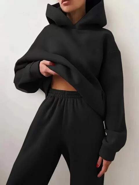 Ember | Women's Warm Winter Hoodie & Jogger Set