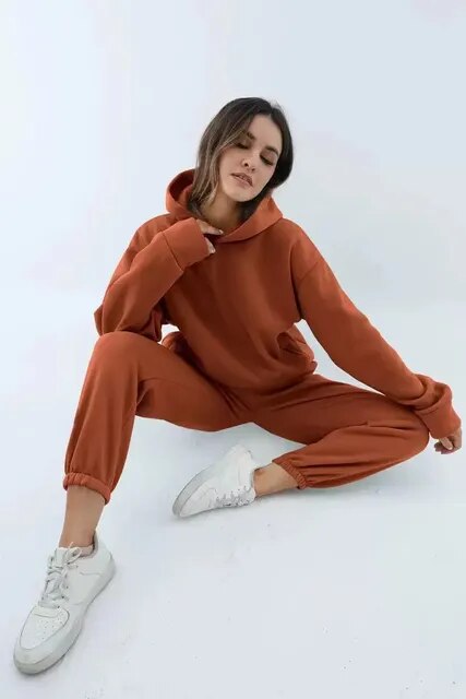 Ember | Women's Warm Winter Hoodie & Jogger Set