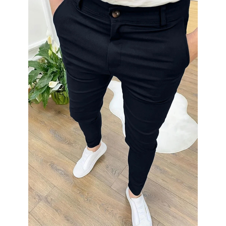 Declan | Men's Modern Slim-Fit Stretch Trousers