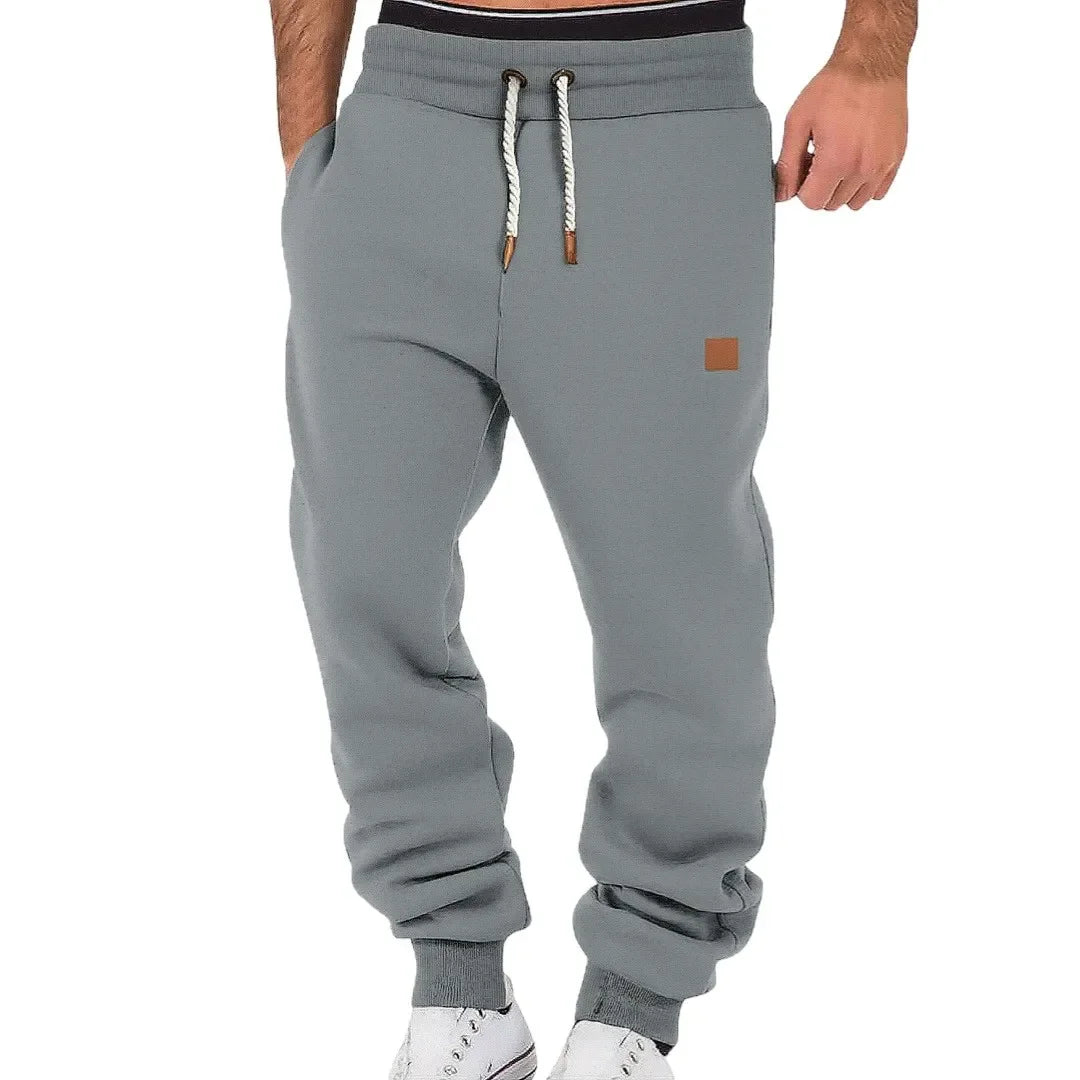 Theo | Men's Modern Tapered Drawstring Jogger Pants