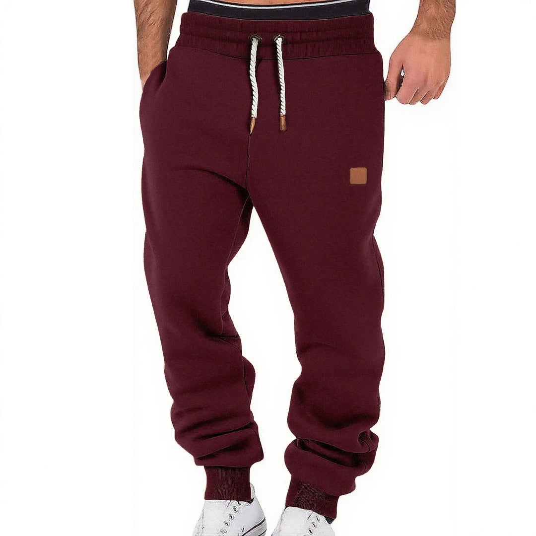 Theo | Men's Modern Tapered Drawstring Jogger Pants
