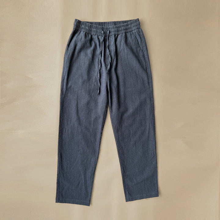 Enzo | Men's Casual Wide-Leg Drawstring Summer Pants