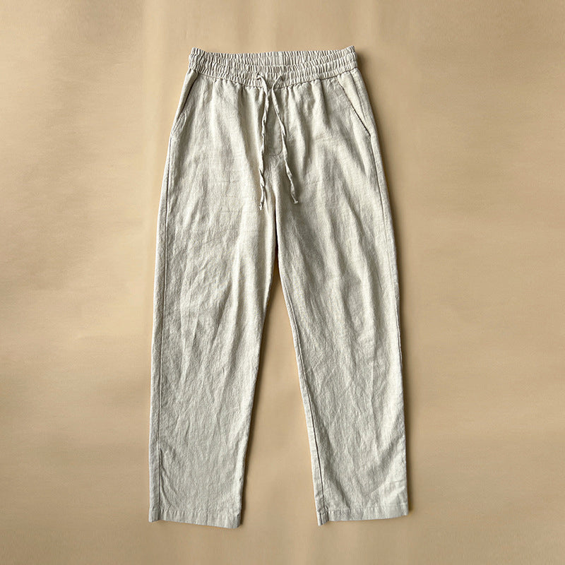 Enzo | Men's Casual Wide-Leg Drawstring Summer Pants