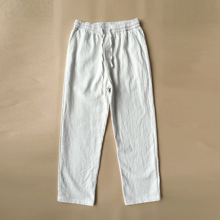 Enzo | Men's Casual Wide-Leg Drawstring Summer Pants