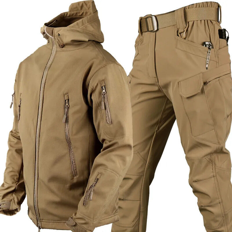 Greg  | Men's Waterproof Softshell Jacket & Tactical Pant Set