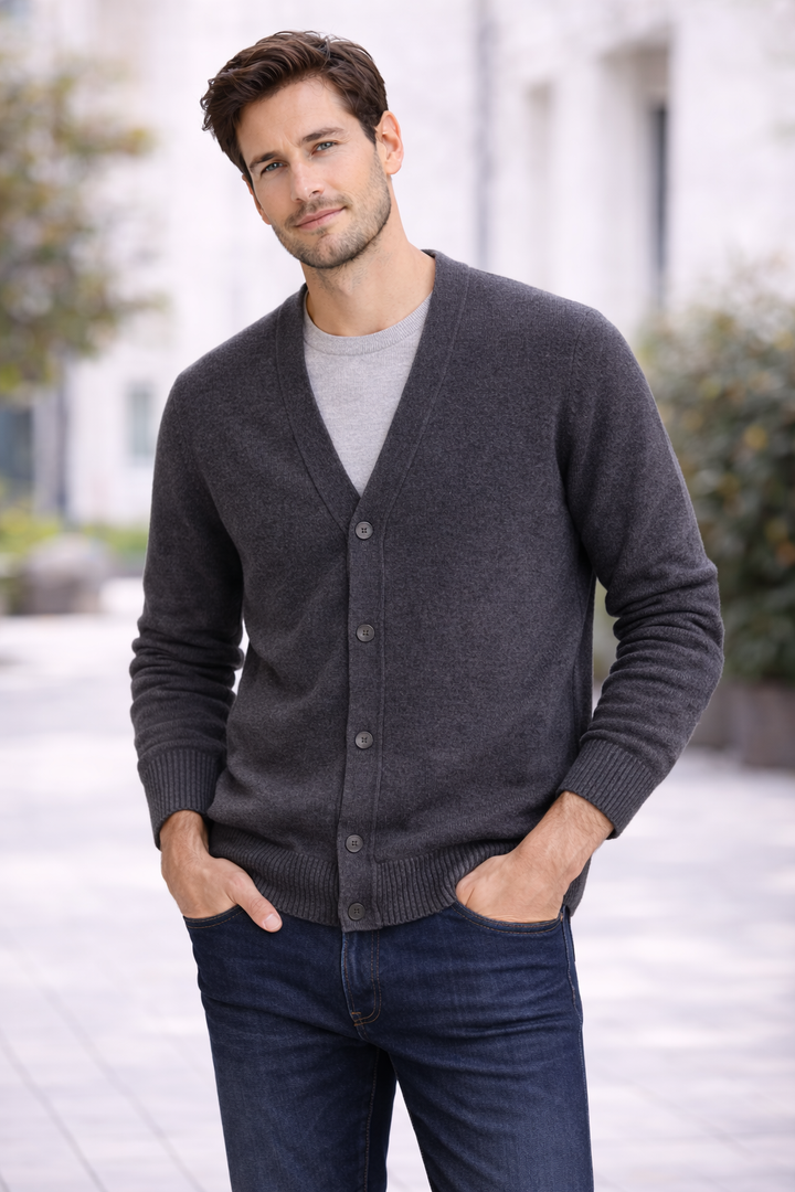 Men’s Relaxed Knit Cardigan