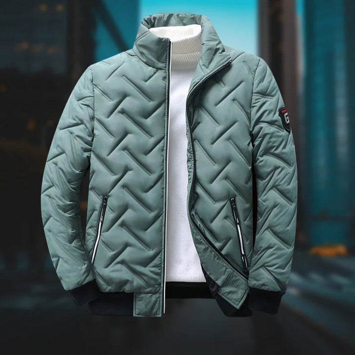 Zane | Men's Insulated Chevron Winter Puffer Jacket