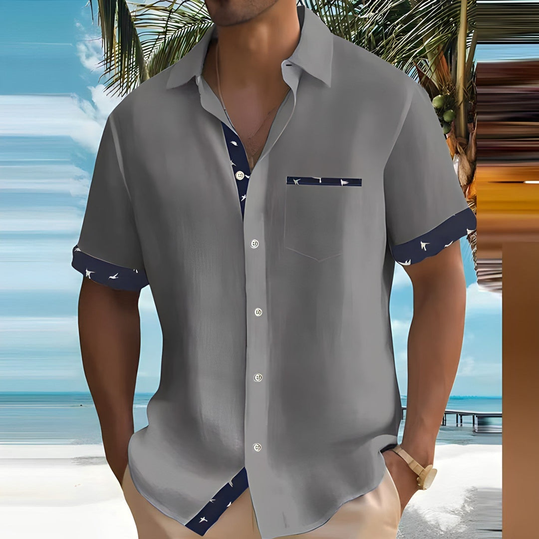 Roman | Men's Breathable Casual Collared Summer Shirt