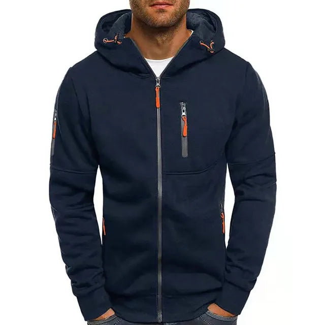 Dwight | Men's Stretchy Full-Zip Hooded Jacket