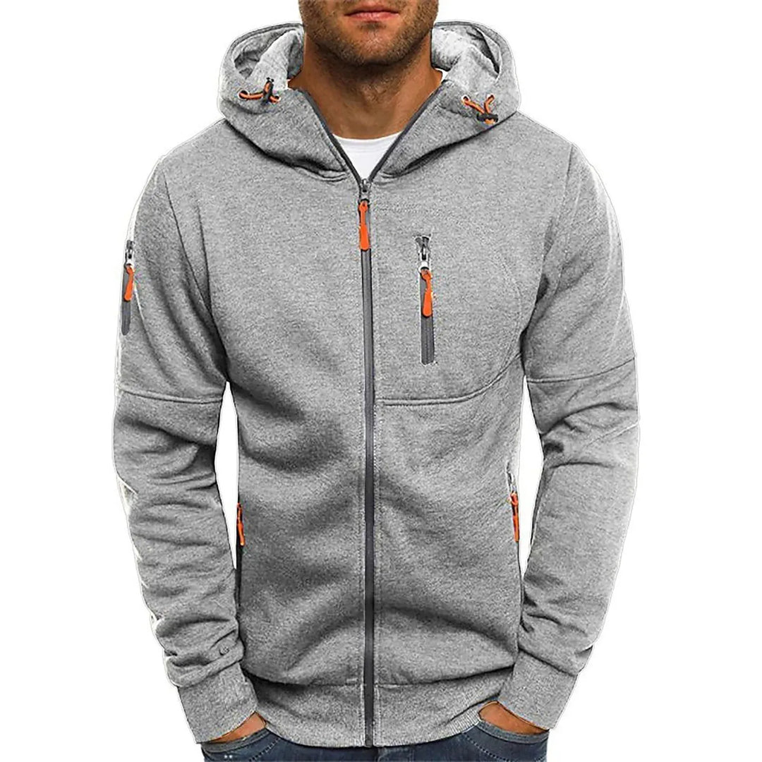 Dwight | Men's Stretchy Full-Zip Hooded Jacket