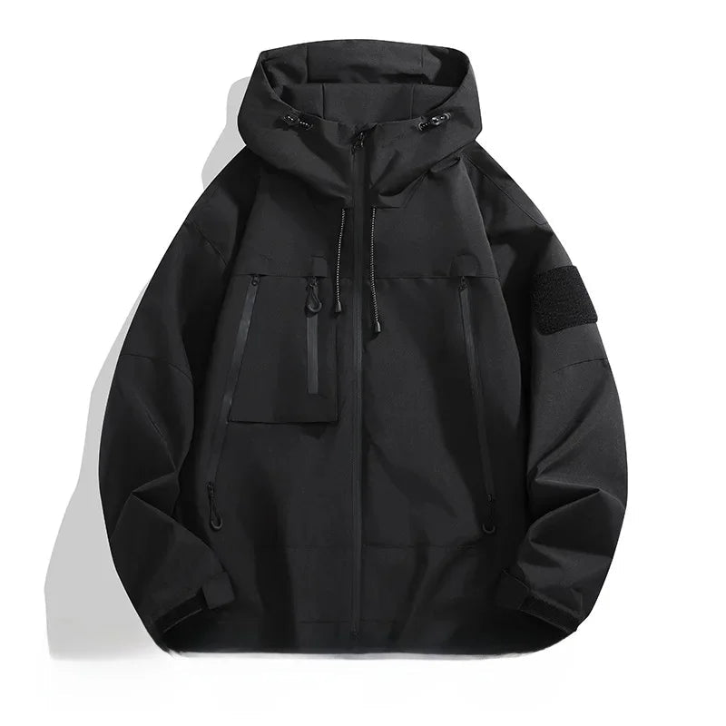 Dereck | Men's Lightweight Wind-Resistant Hooded Jacket