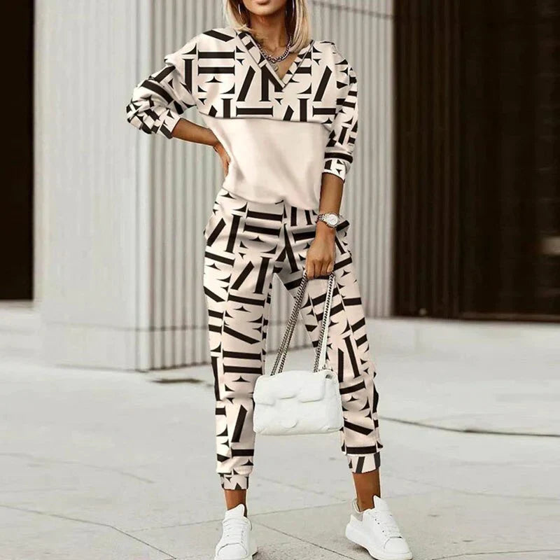 Briar | Women's Stylish Patterned Tracksuit Set