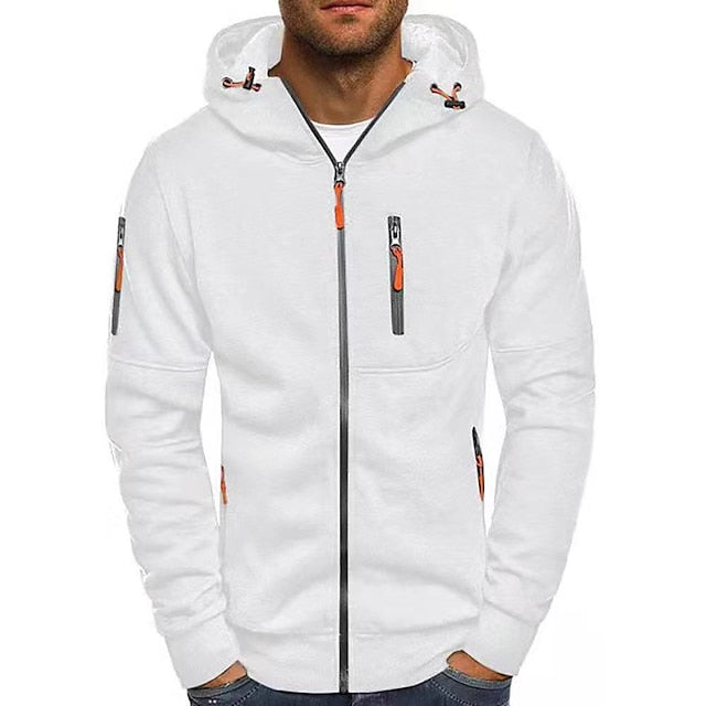Cole | Men's Lightweight Zip-Up Hoodie