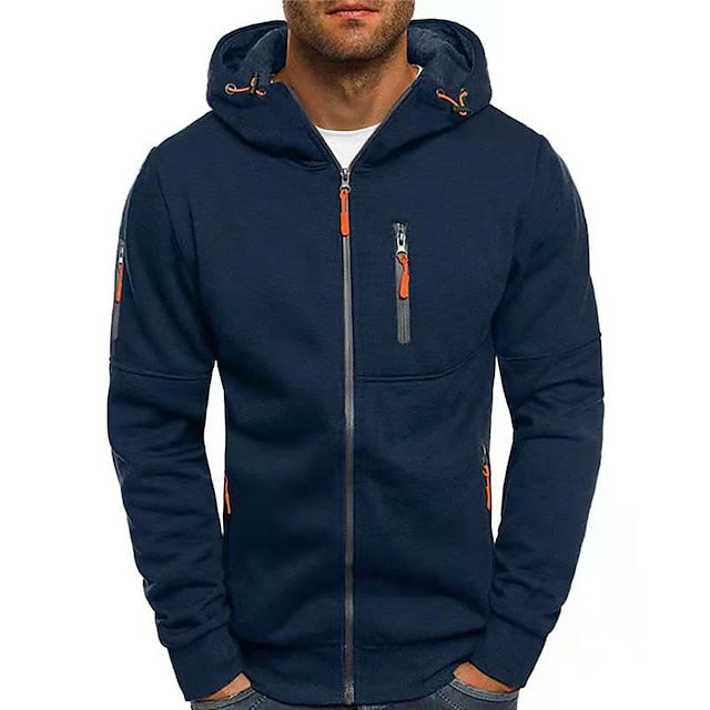 Cole | Men's Lightweight Zip-Up Hoodie