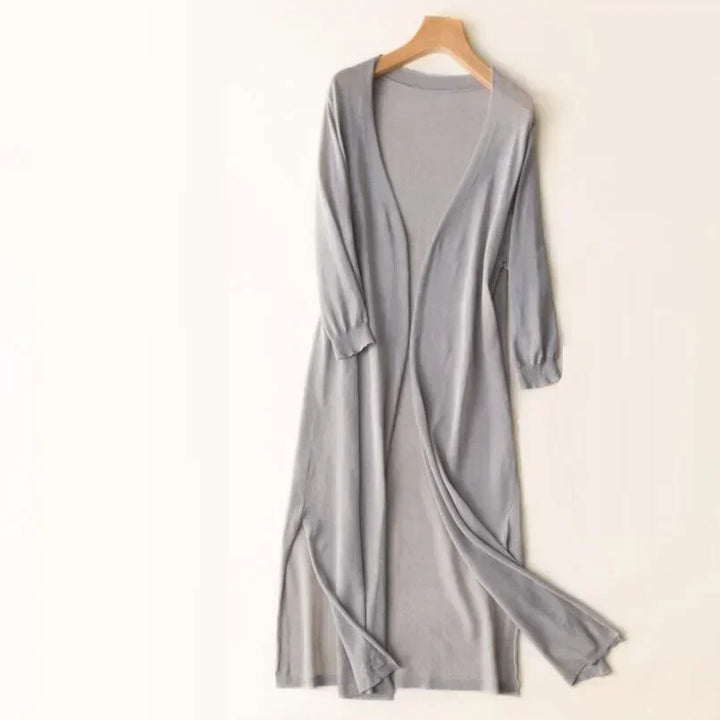 Vera | Women's Lightweight Long Open-Front Cardigan