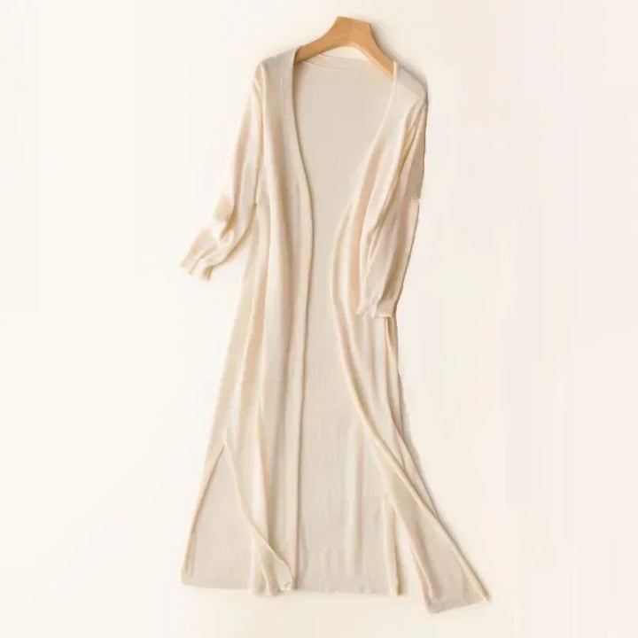 Vera | Women's Lightweight Long Open-Front Cardigan