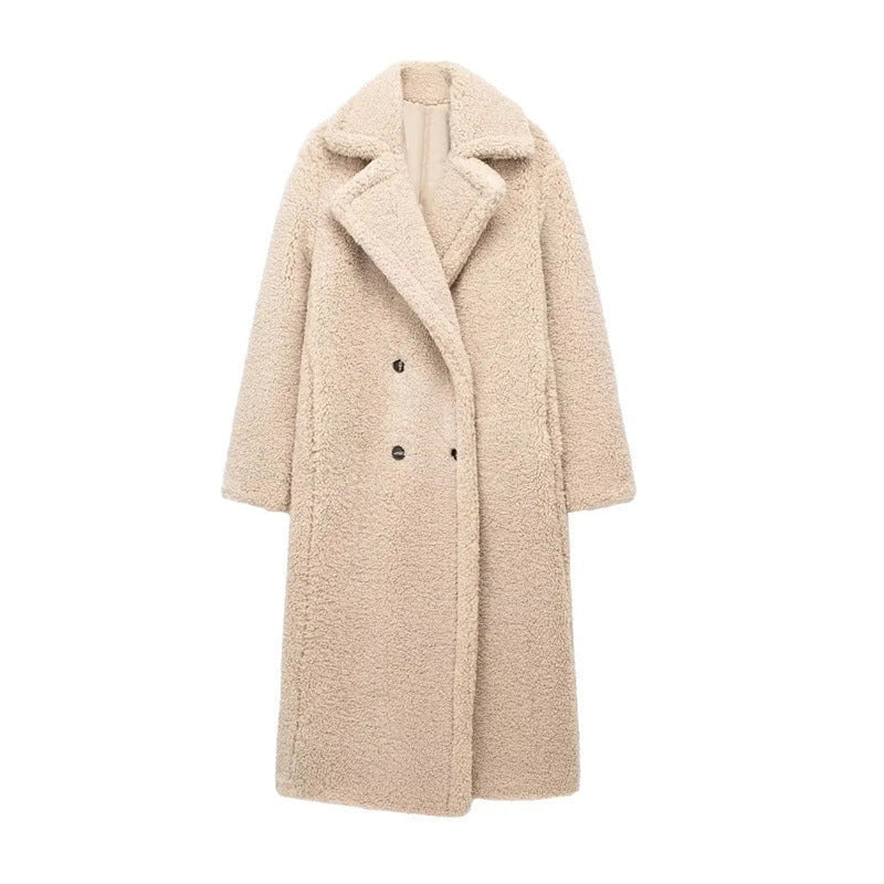 Cora | Women's Luxurious Longline Teddy Coat