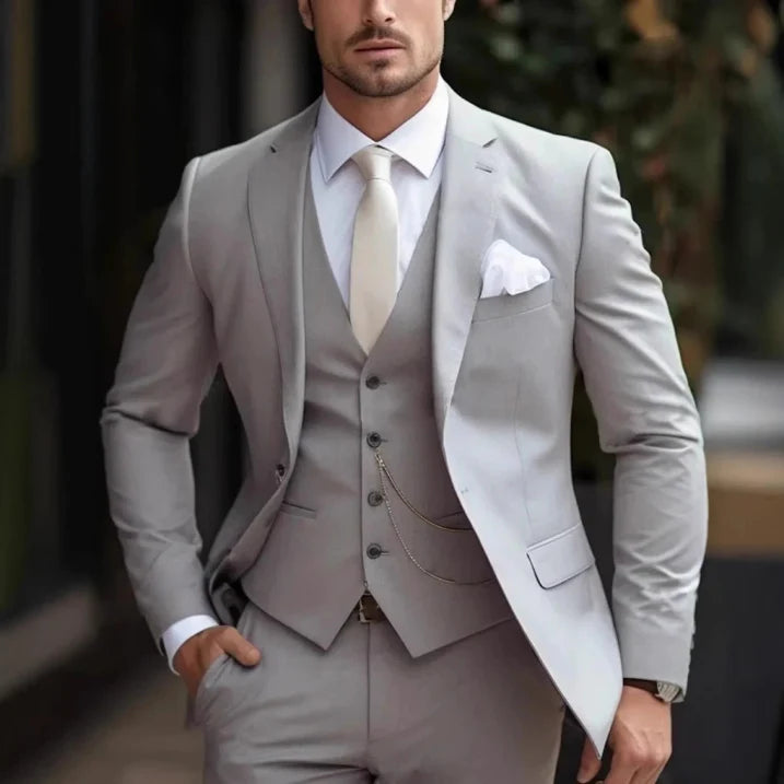 Colton | Men's Slim Tailored Three-Piece Suit