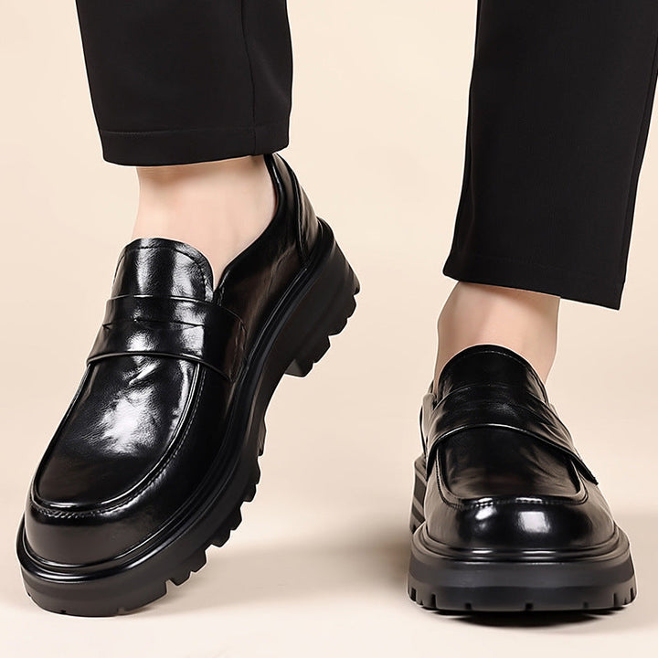Dean | Men's Chunky Leather Penny Loafers