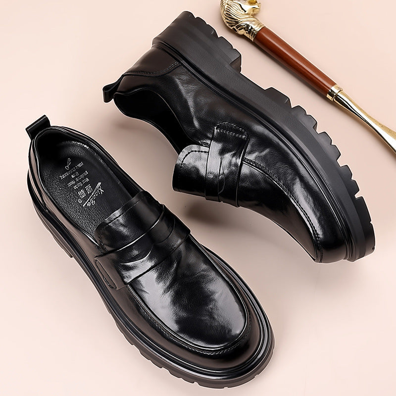 Dean | Men's Chunky Leather Penny Loafers