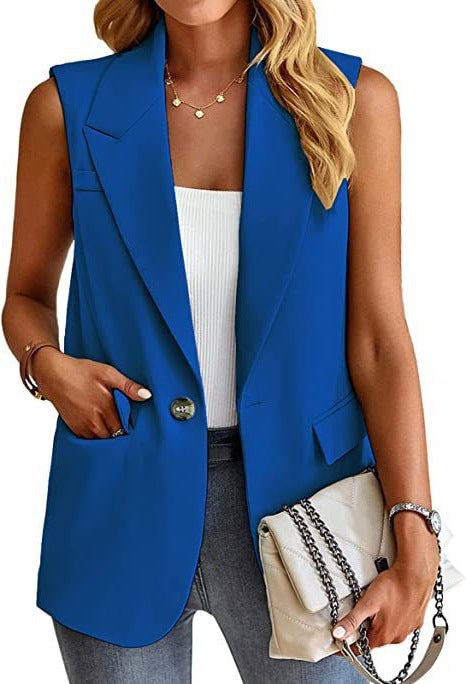 Portia | Women's Tailored Sleeveless Blazer Vest