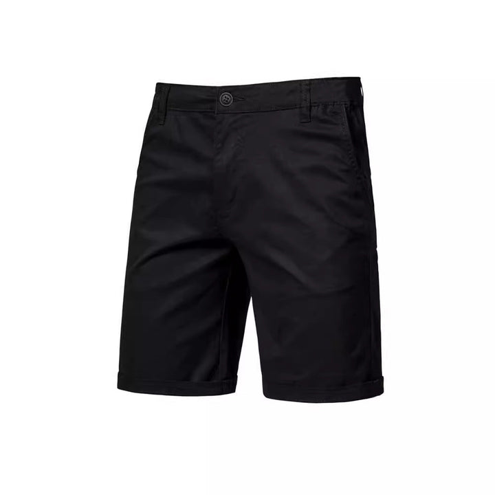 Byron | Men's Casual Straight Leg Cotton Chino Shorts