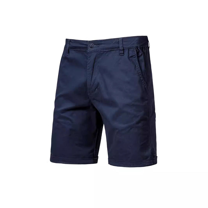 Byron | Men's Casual Straight Leg Cotton Chino Shorts