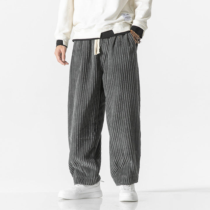 Nolan | Men's Casual Drawstring Corduroy Baggy Pants