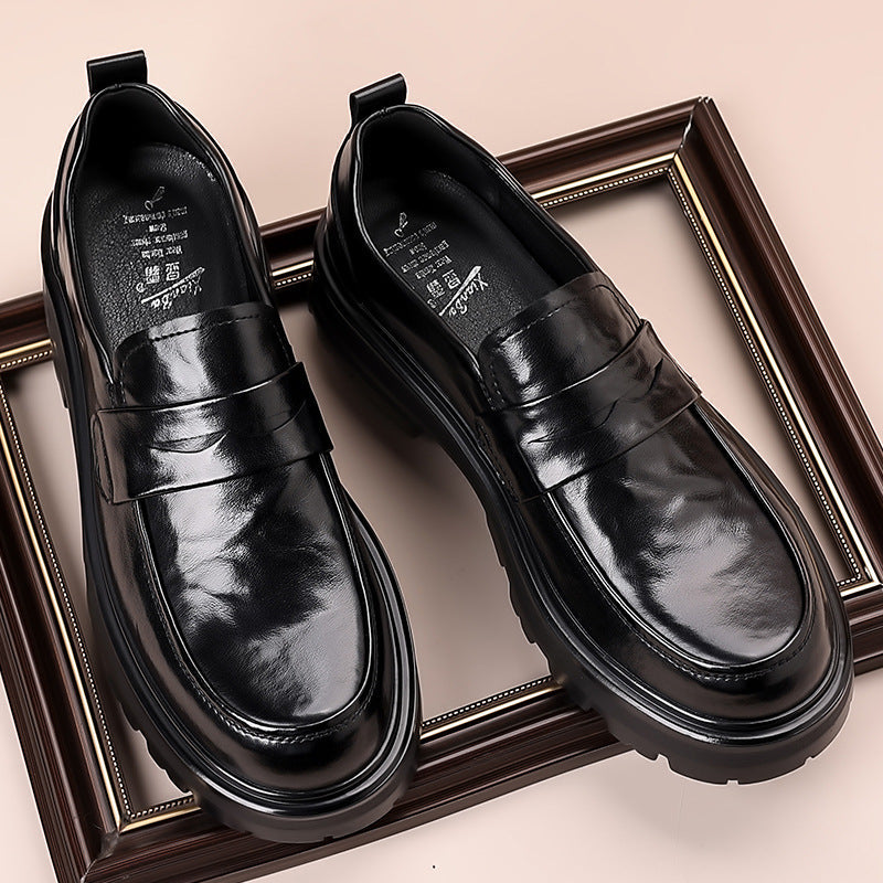 Dean | Men's Chunky Leather Penny Loafers