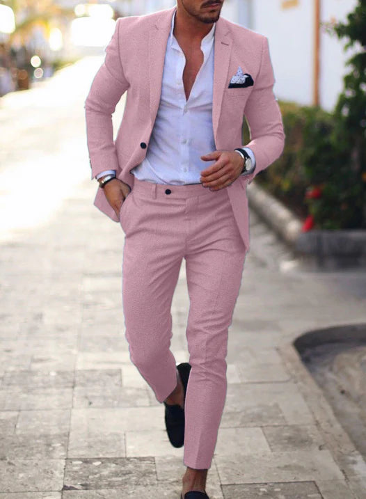 Axel | Men's Modern Summer Tailored Slim-Fit Two-Piece Suit