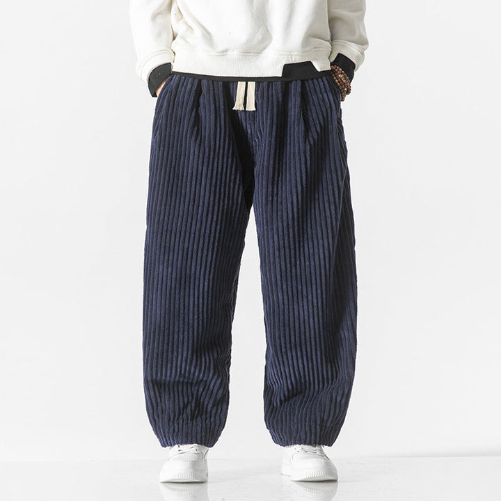 Nolan | Men's Casual Drawstring Corduroy Baggy Pants