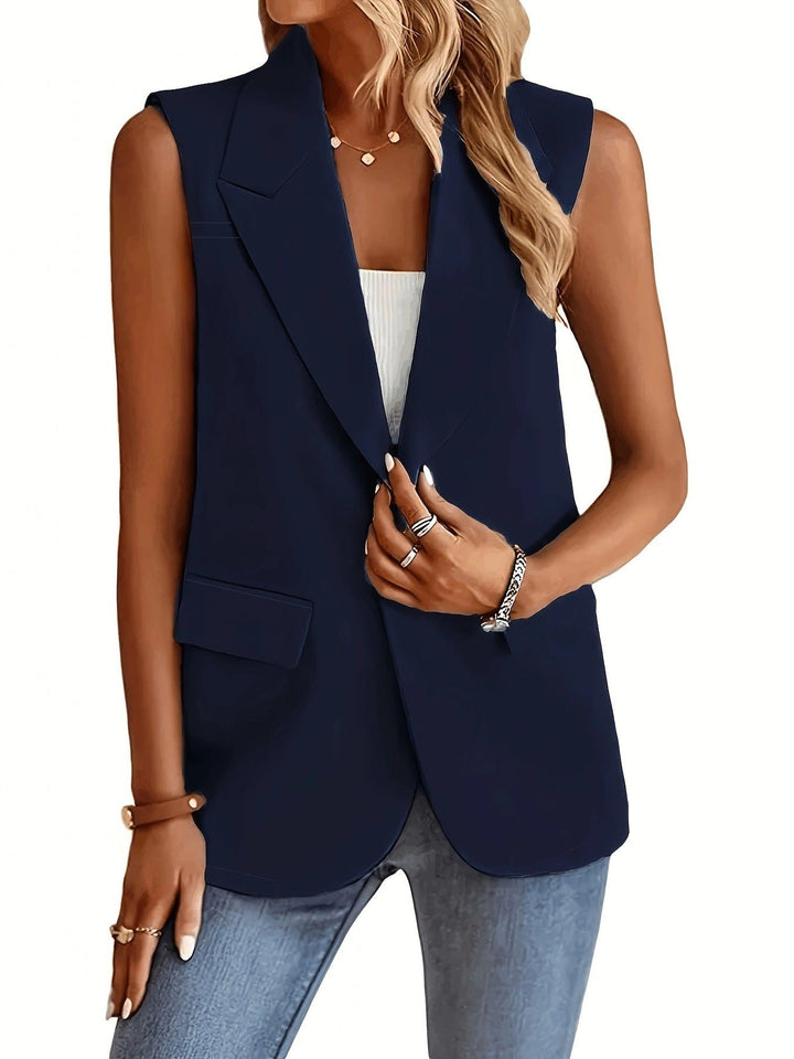 Portia | Women's Tailored Sleeveless Blazer Vest